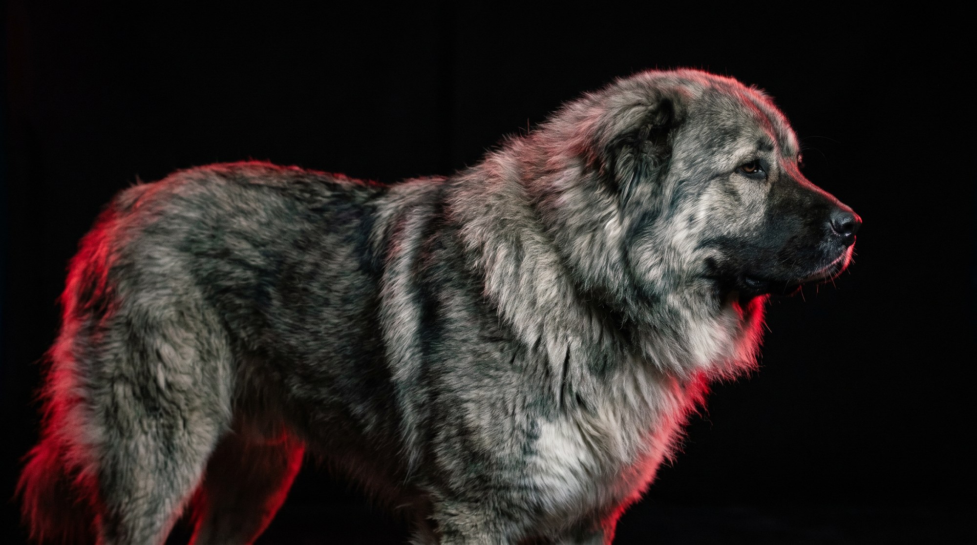 Caucasian Shepherd guard dog